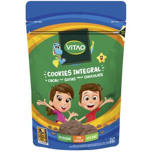 Cookies Integral Cacau Kids 80g