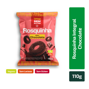 Rosquinha Sem Gluten Chocolate 110g