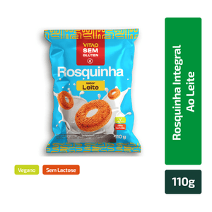 Rosquinha Sem Gluten Leite 110g