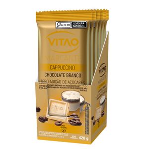 Kit 6 Un Chocolate Vitao Marcante Cappuccino Zero 70g