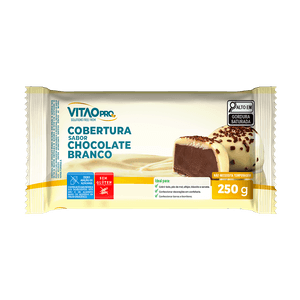 COBERTURA CHOCOLATE BRANCO ZERO 250g | VITAO