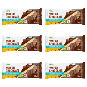 KIT 6 UN WAFER ZERO INTEGRAL CHOCOLATE 90G | VITAO