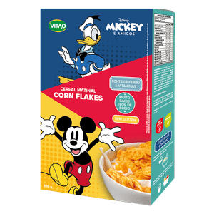 Disney Cereal Corn Flakes Tradicional Sem Glúten 150g