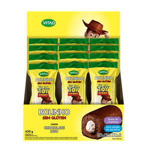 KIT 12 UN DISNEY BOLINHO SEM GLÚTEN DUO 35G | VITAO