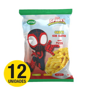 KIT 12 UN DISNEY SNACKS SEM GLÚTEN PIZZA 30G | VITAO