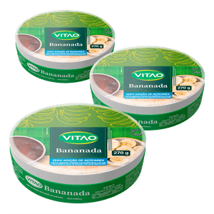 KIT 3 UN BANANADA 270G | VITAO